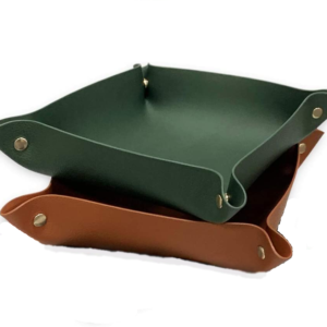 Leather Foldable Valet Tray